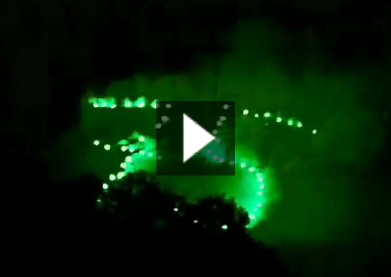 Pyroaktion zu 75 Jahren VfL Wolfsburg