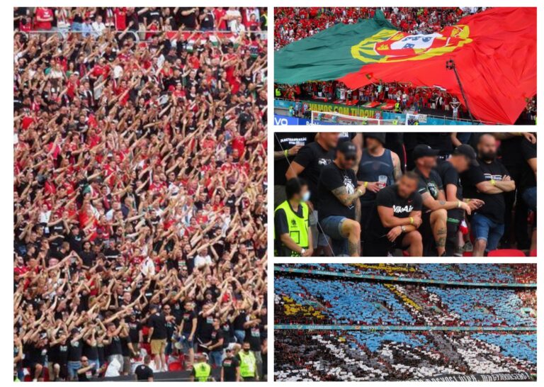 Fanmarsch, Choreografie & Stimmung bei EM-Spiel