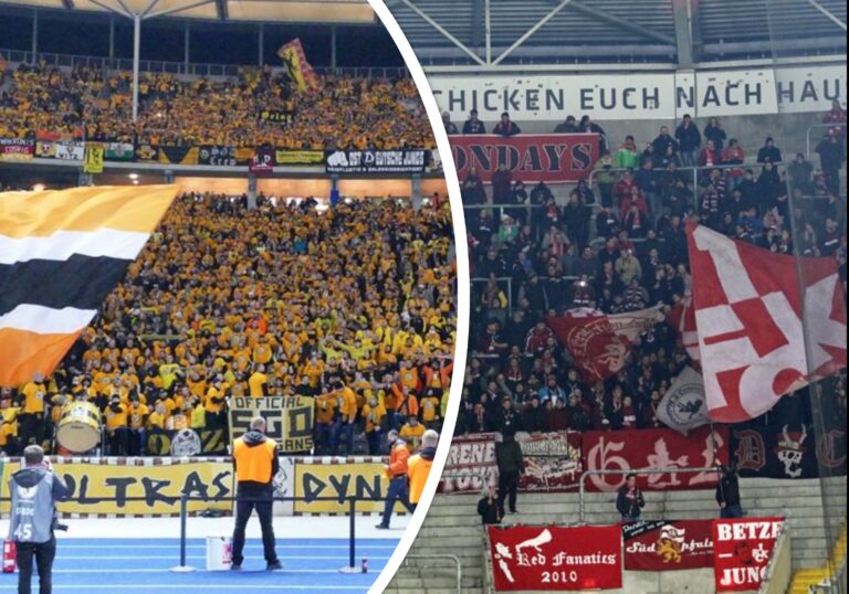 In Dresden & Kaiserslautern: Fanszenen machen für Relegation mobil
