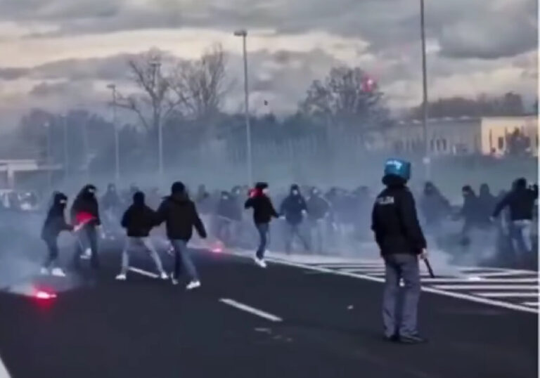 Auseinandersetzungen zwischen Ultras in Italien