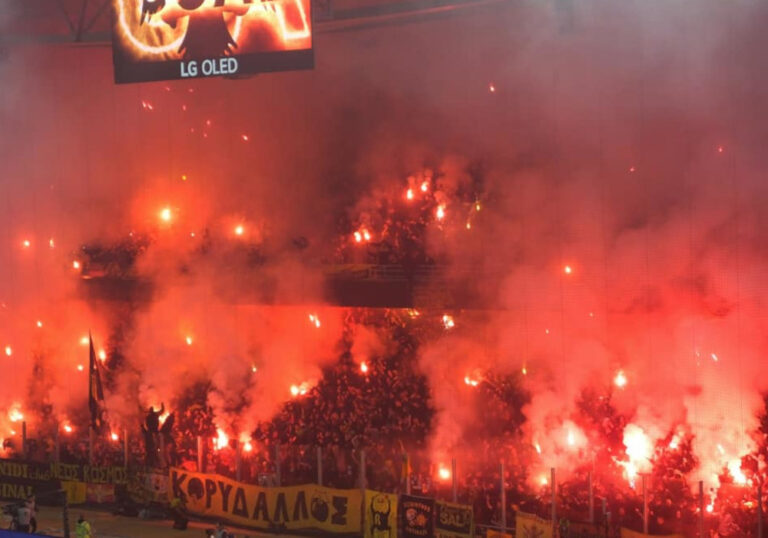 Impressionen vom Derby in Athen