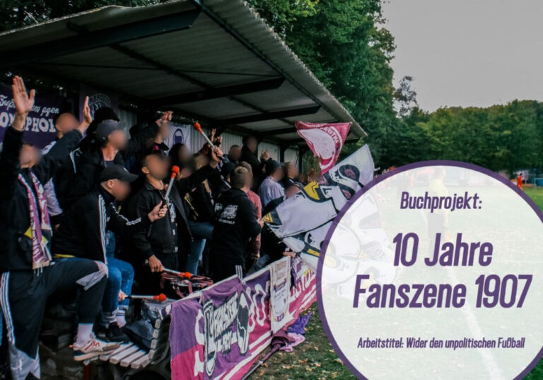 Buchprojekt zu 10 Jahren Fanszene 1907