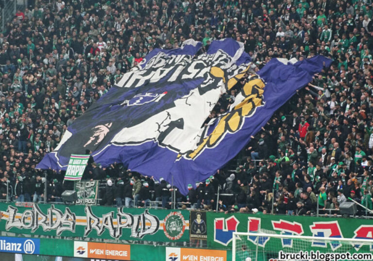 Rapid-Ultras präsentierten geklaute Choreo der Jungen Legion