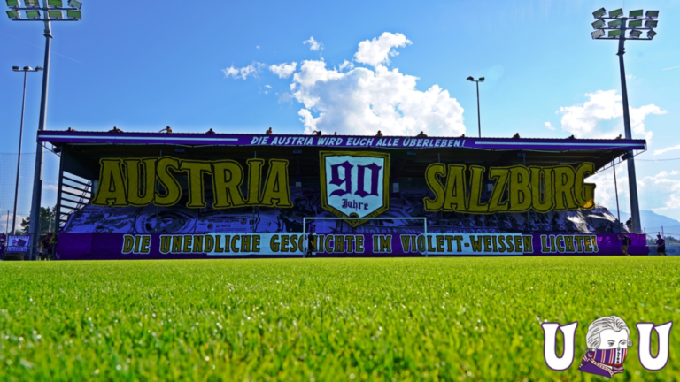 Choreografie & Feuerwerk zu 90 Jahren Austria Salzburg