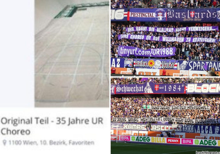FAK-Fans stellten geklautes Teil von Ultras Rapid-Blockfahne bei Kleinanzeigen-Portal ein