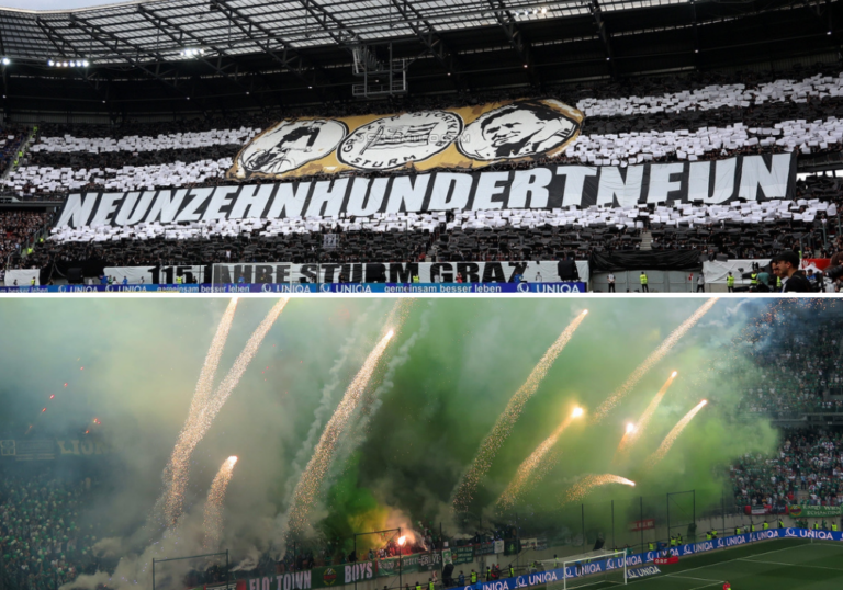 Sturm Graz gegen Rapid Wien: Impressionen vom österreichischen Pokalfinale