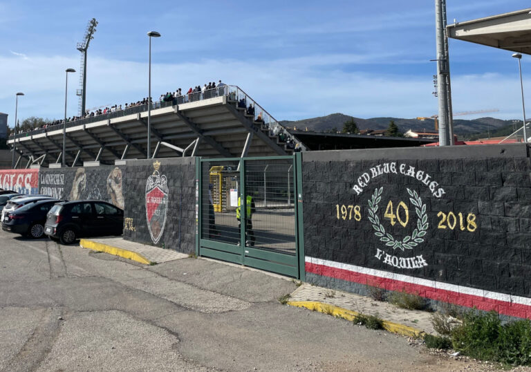 Auseinandersetzungen vor Serie D Spitzenspiel zwischen L‘ Aquila 1927 und SS Sambenedettese