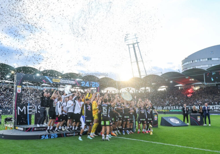 Nach dramatischem Saisonfinale in Österreich: Sturm Graz gewinnt die Meisterschaft