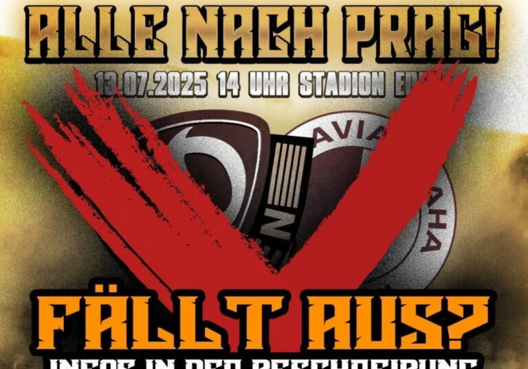 Slavia Prag vs. Dynamo Dresden mit deutlich weniger Gästefans – Stellungnahme der Ultras Dynamo zum drohenden Boykott