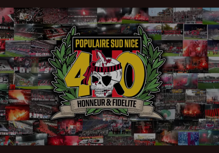 Choreo, Fußballturnier & Party anlässlich 40 Jahre Brigade Sud Nice