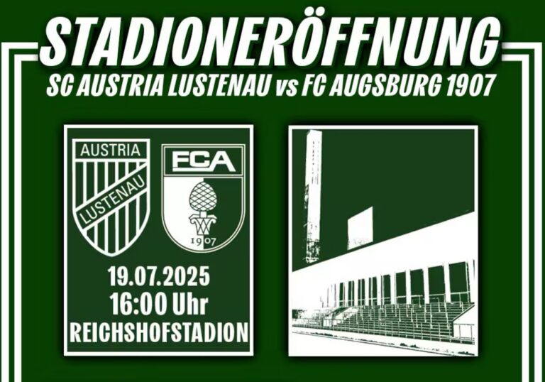 Nach Reichshofstadion-Umbau: SC Austria Lustenau lädt Freunde vom FC Augsburg zur Stadioneröffnung ein