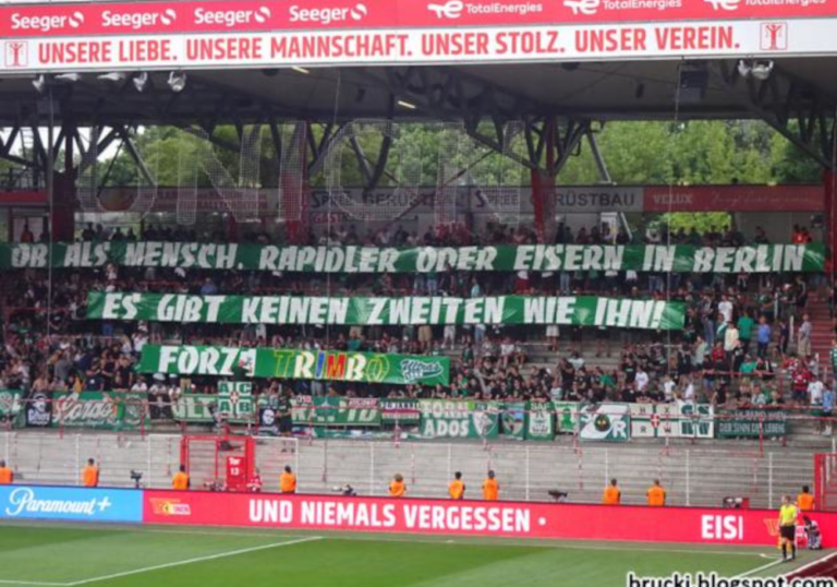 Testspiel gegen Union Berlin – Ankündigung der Ultras Rapid