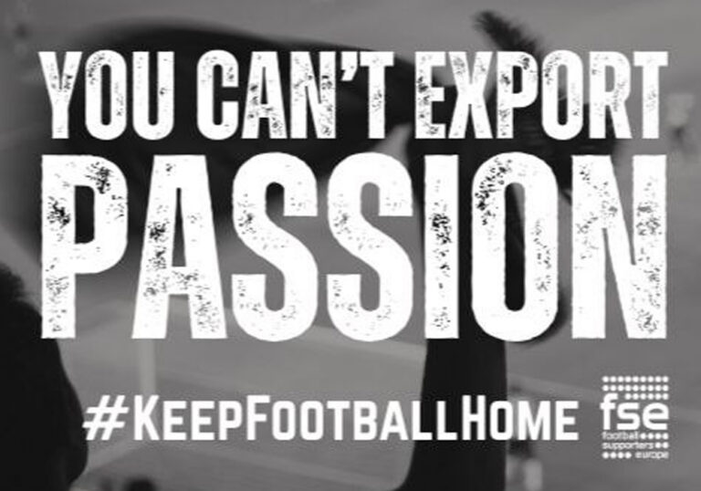„YOU CAN’T EXPORT PASSION“: Fangruppen aus ganz Europa sprechen sich gegen Ligaspiele im Ausland aus