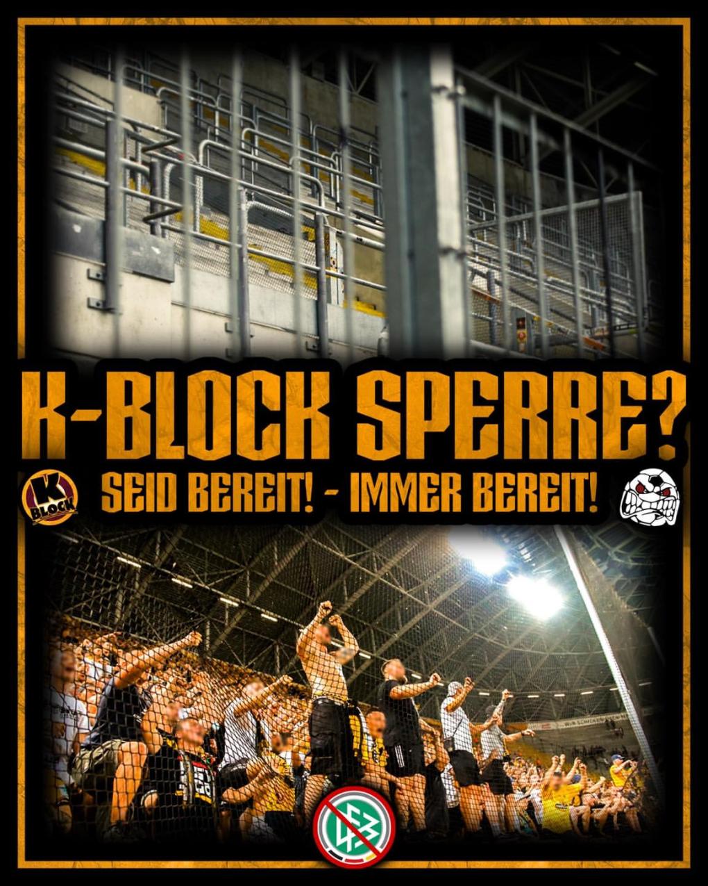 „Wir sind auf alles vorbereitet“ – Ultras Dynamo zu möglicher Sperrung des K-Blocks