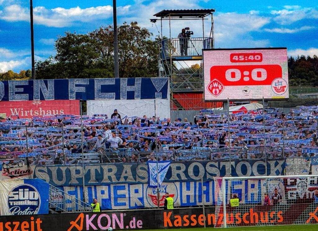 Würzburger Kickers – FC Hansa Rostock 0:2 (10)