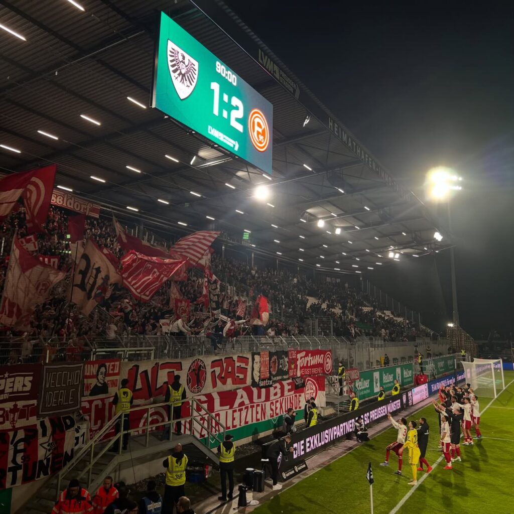 SC Preußen Münster – Fortuna Düsseldorf 1895 1:1 (10)