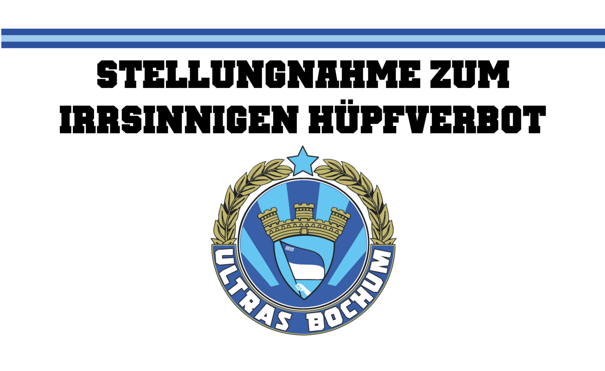 Ultras Bochum kritisieren Hüpfverbot in Ostkurve