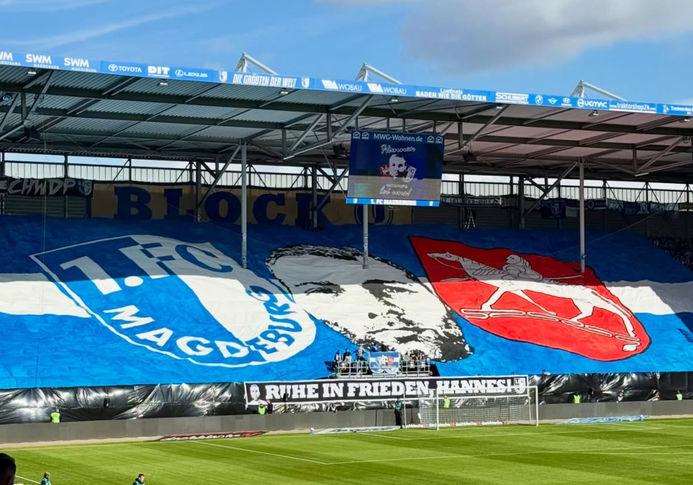 Gedenkspieltag für Hannes Schindler bei 1. FC Magdeburg gegen Hannover 96
