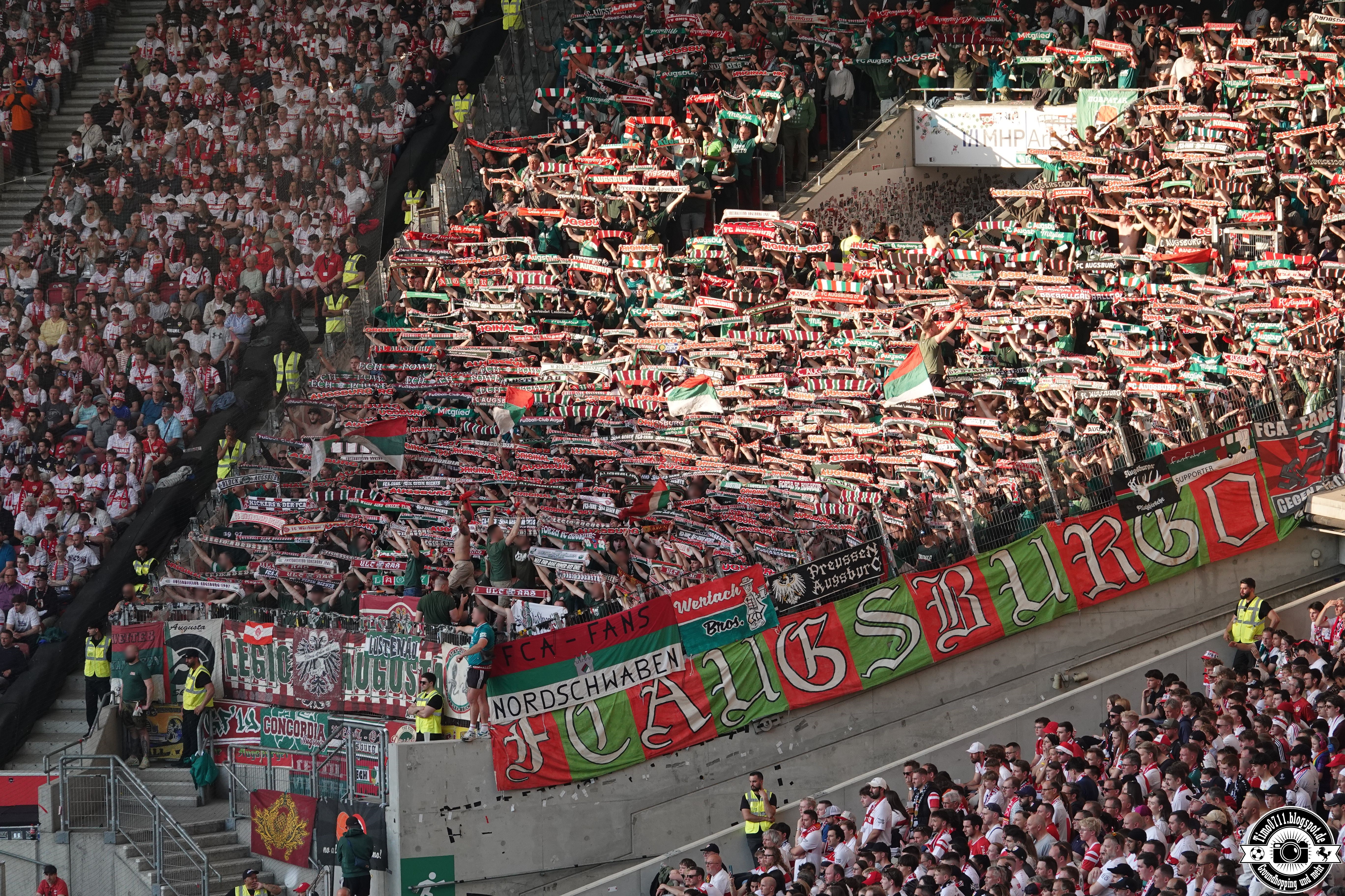 Gästefans | VfB Stuttgart – FC Augsburg (11.05.2025) 4-0