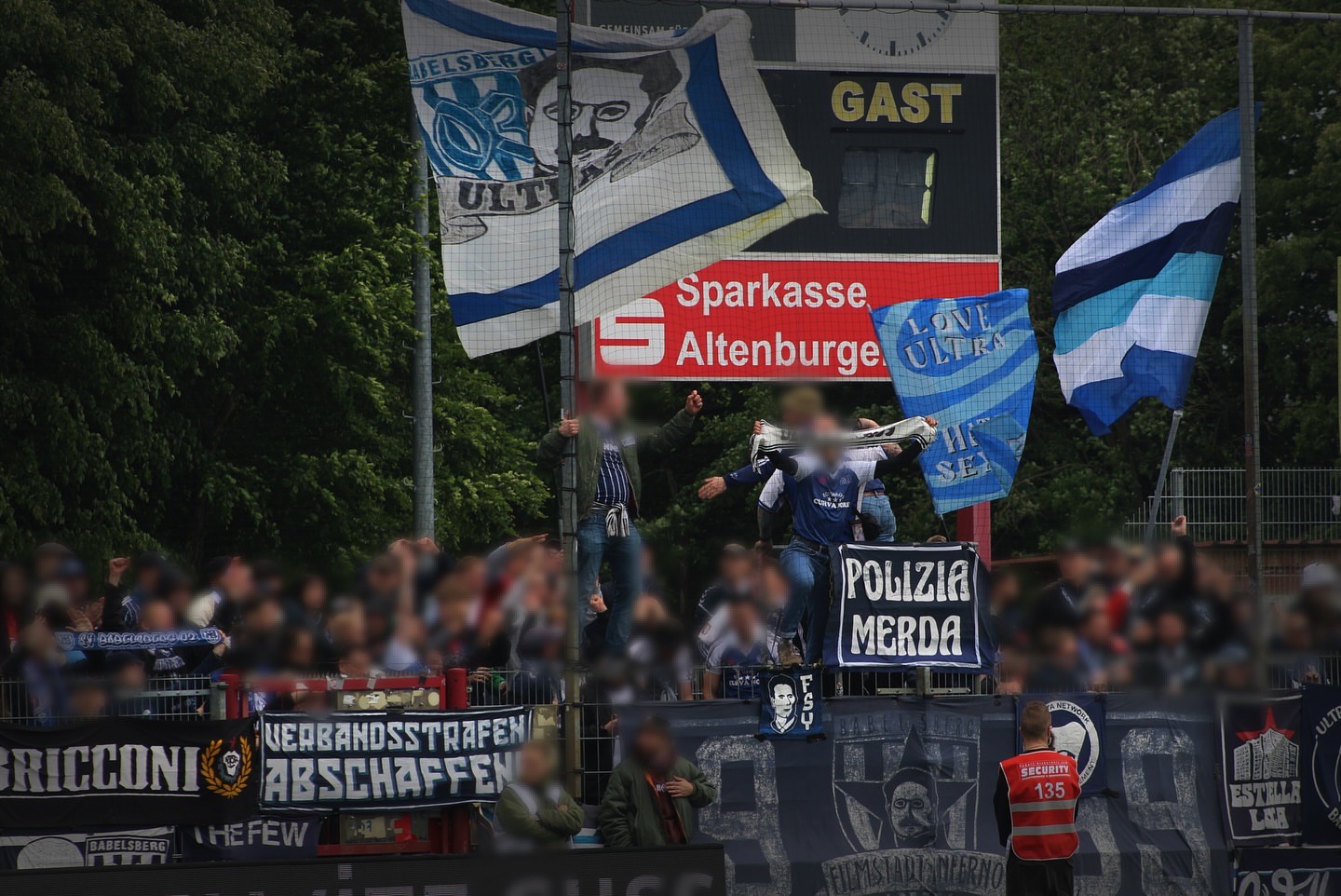 Gästefans | ZFC Meuselwitz – SV Babelsberg 03 (18.05.2025) 2-3