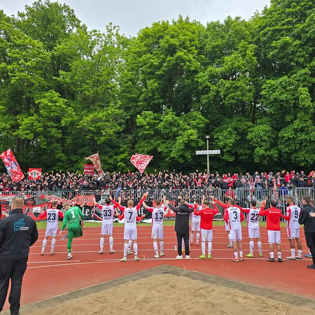 Gästefans | Greifswalder FC – Hallescher FC (18.05.2025) 4-0
