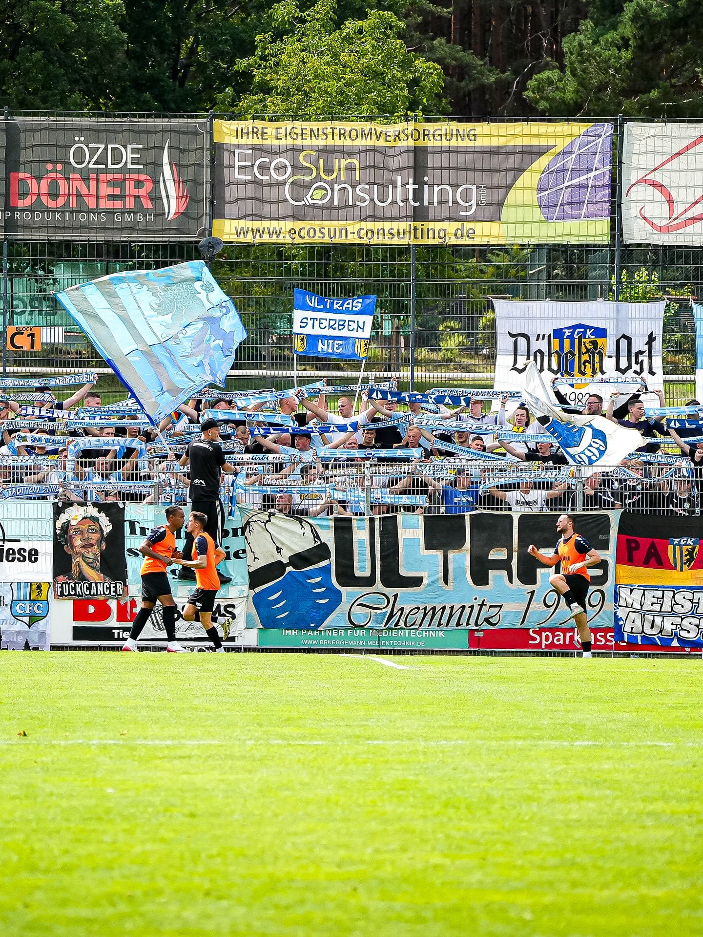 Gästefans | FSV Luckenwalde – Chemnitzer FC (02.08.2025) 2-1