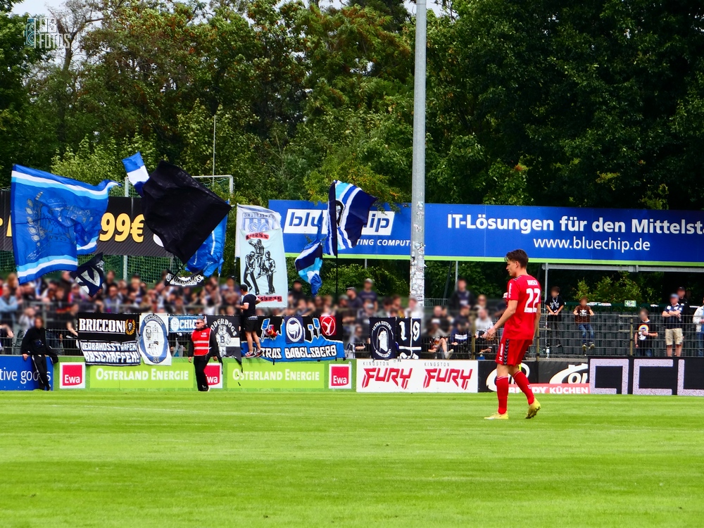 Gästefans | ZFC Meuselwitz – SV Babelsberg 03 (03.08.2025) 1-1