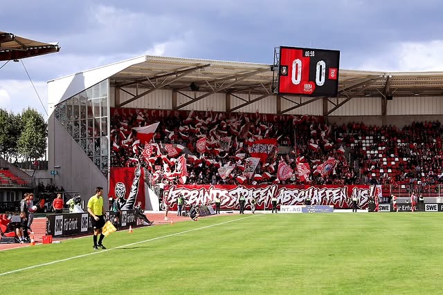 Gästefans | FC Rot-Weiß Erfurt – Hallescher FC (23.08.2025) 1-2