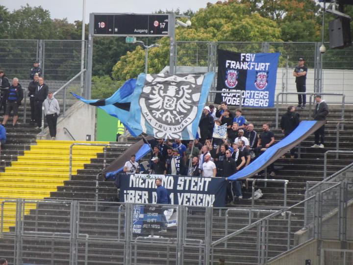 Gästefans | KSV Hessen Kassel – FSV Frankfurt (22.08.2025) 0-1