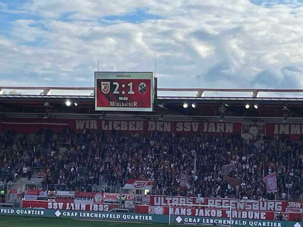 SSV Jahn Regensburg – SV Sandhausen 2-1