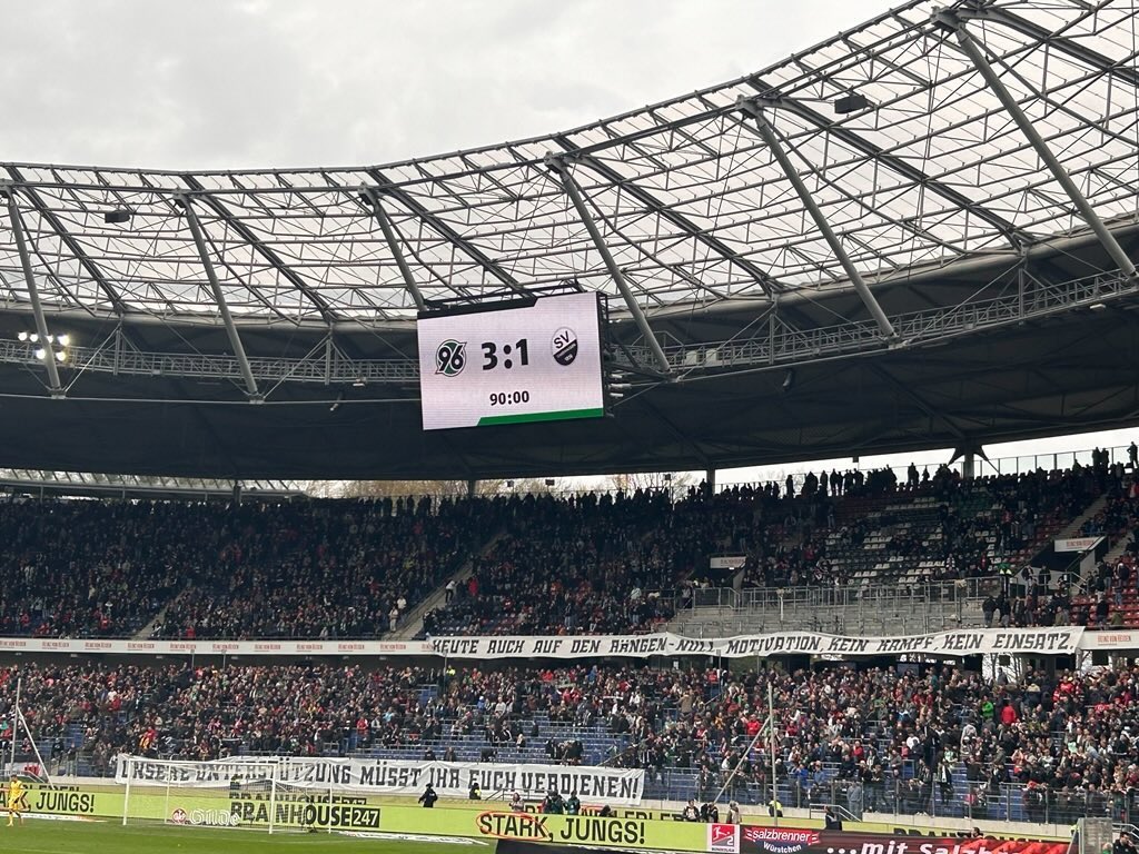 Hannover 96 – SV Sandhausen 3-1 (1)
