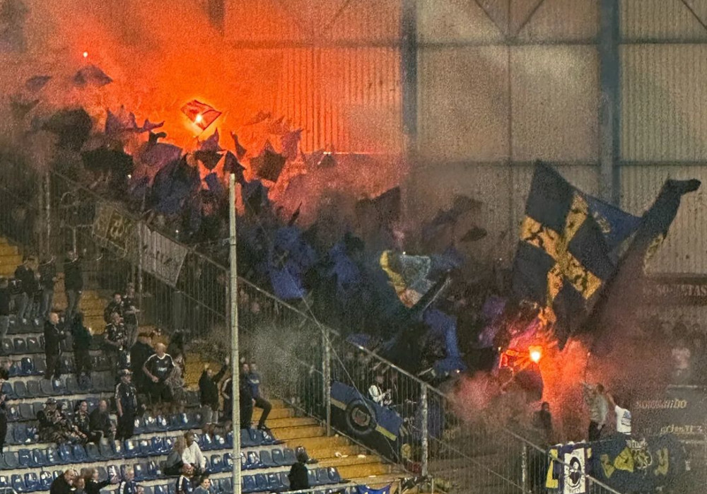 Gästefans | DSC Arminia Bielefeld – 1. FC Saarbrücken (29.09.2023) 2-6