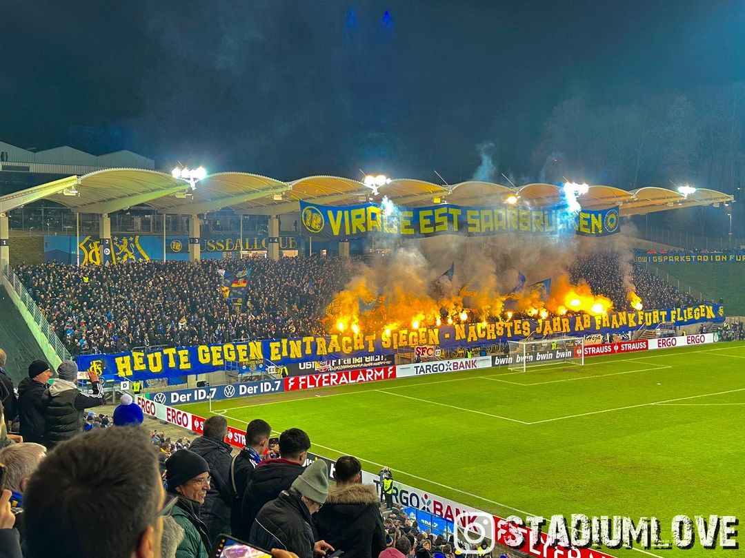 1. FC Saarbrücken – Eintracht Frankfurt 2-0 (3)