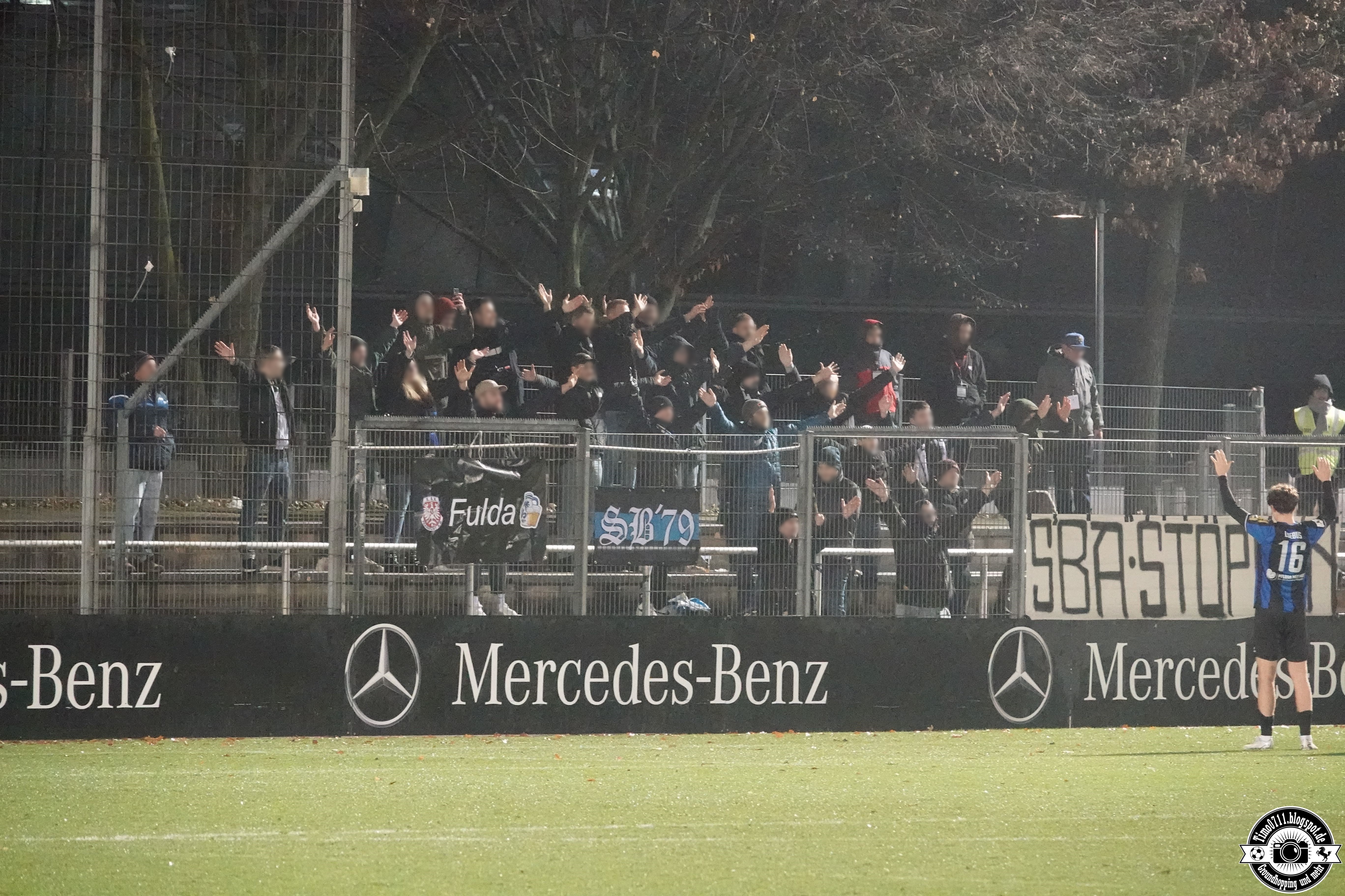 Gästefans | VfB Stuttgart II – FSV Frankfurt (08.12.2023) 1-2