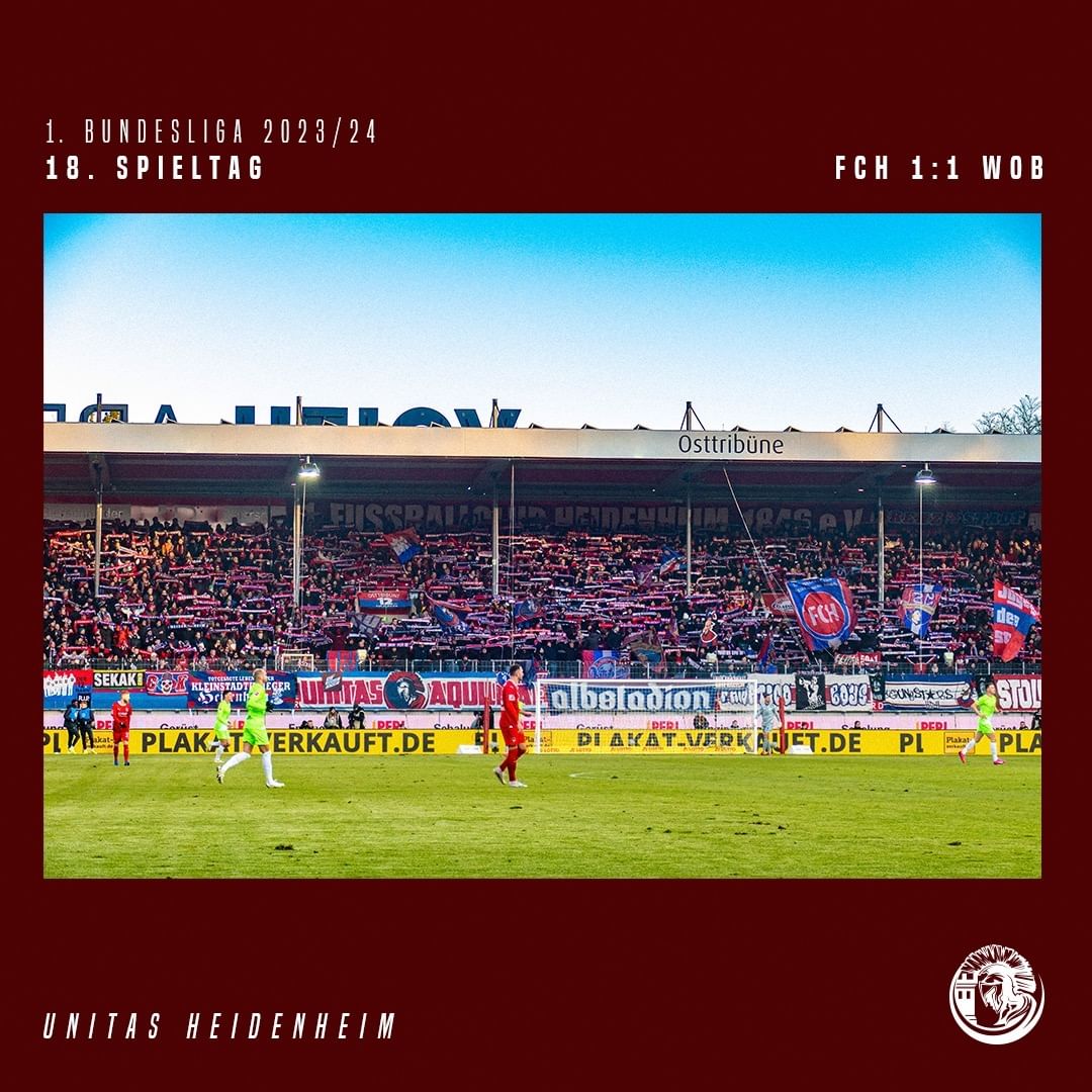 1. FC Heidenheim – VfL Wolfsburg 1-1 (3)