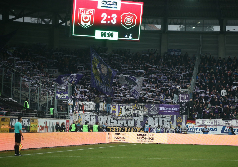 Hallescher FC – FC Erzgebirge Aue 2-3