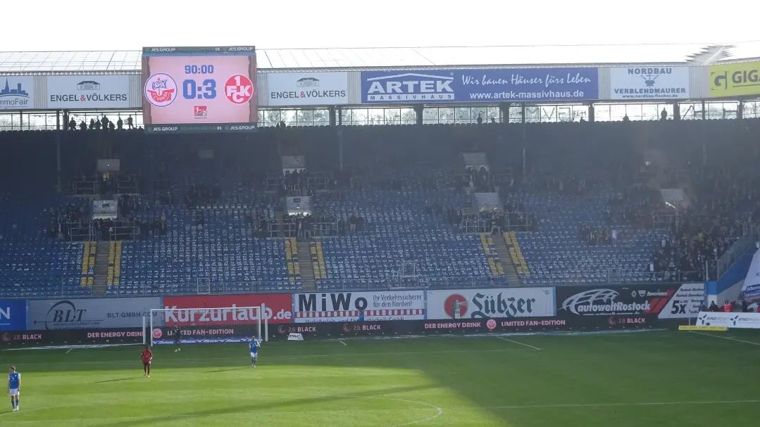 FC Hansa Rostock – 1. FC Kaiserslautern 0-3