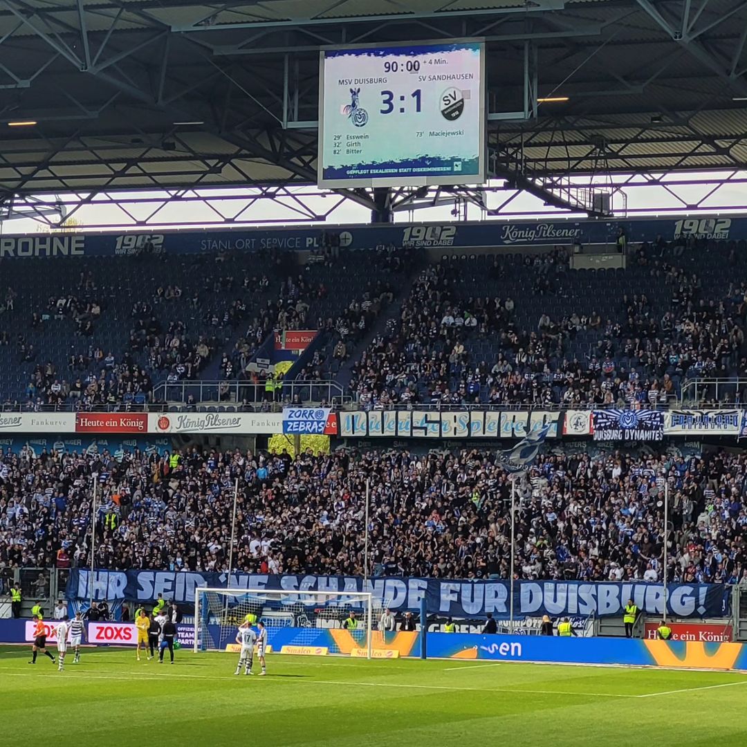 MSV Duisburg – SV Sandhausen 3-1 (1)