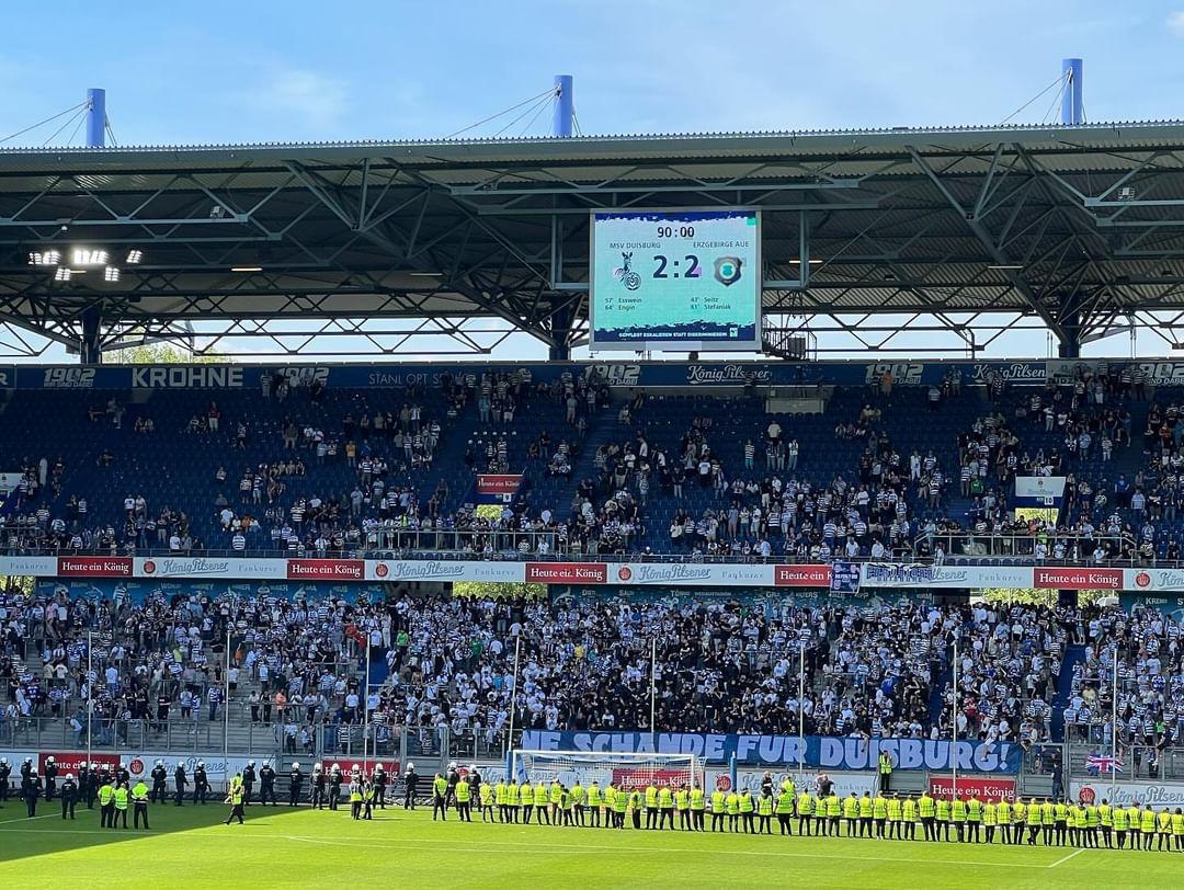 MSV Duisburg – FC Erzgebirge Aue 2-2