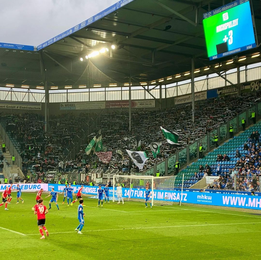 1. FC Magdeburg – Hannover 96 0-3 (2)