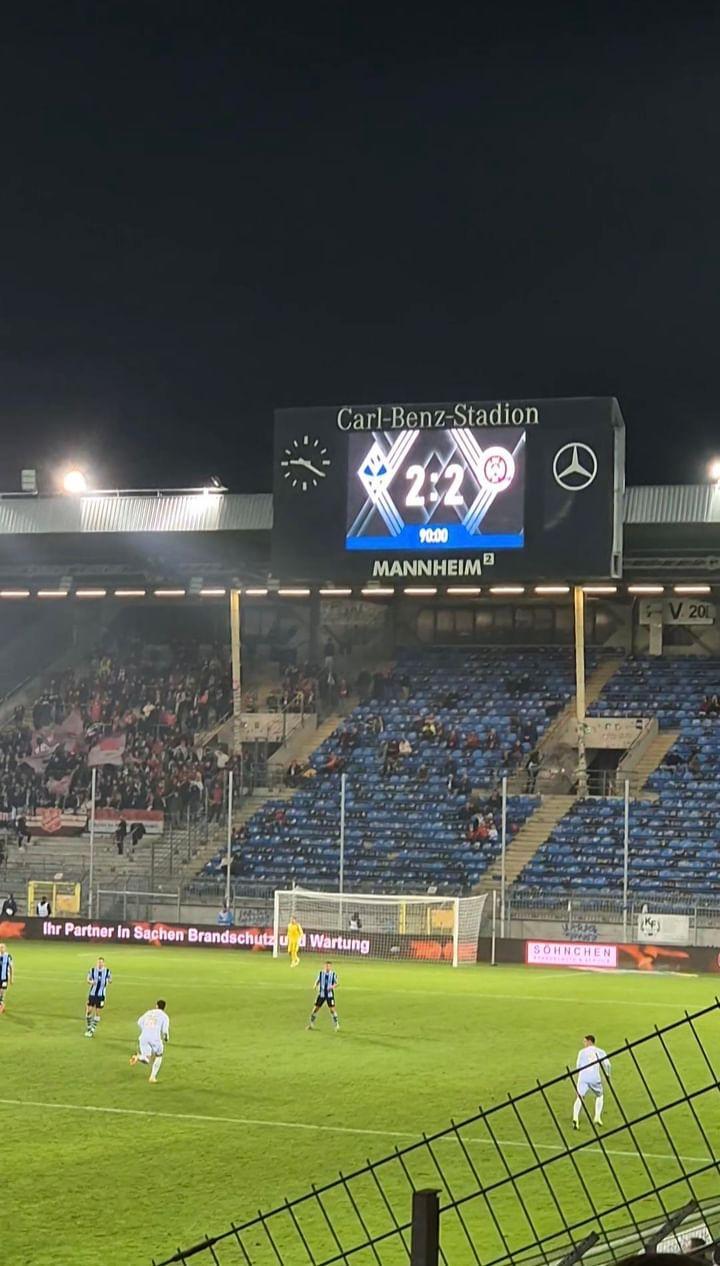 SV Waldhof Mannheim – SV Wehen 2-2 (6)