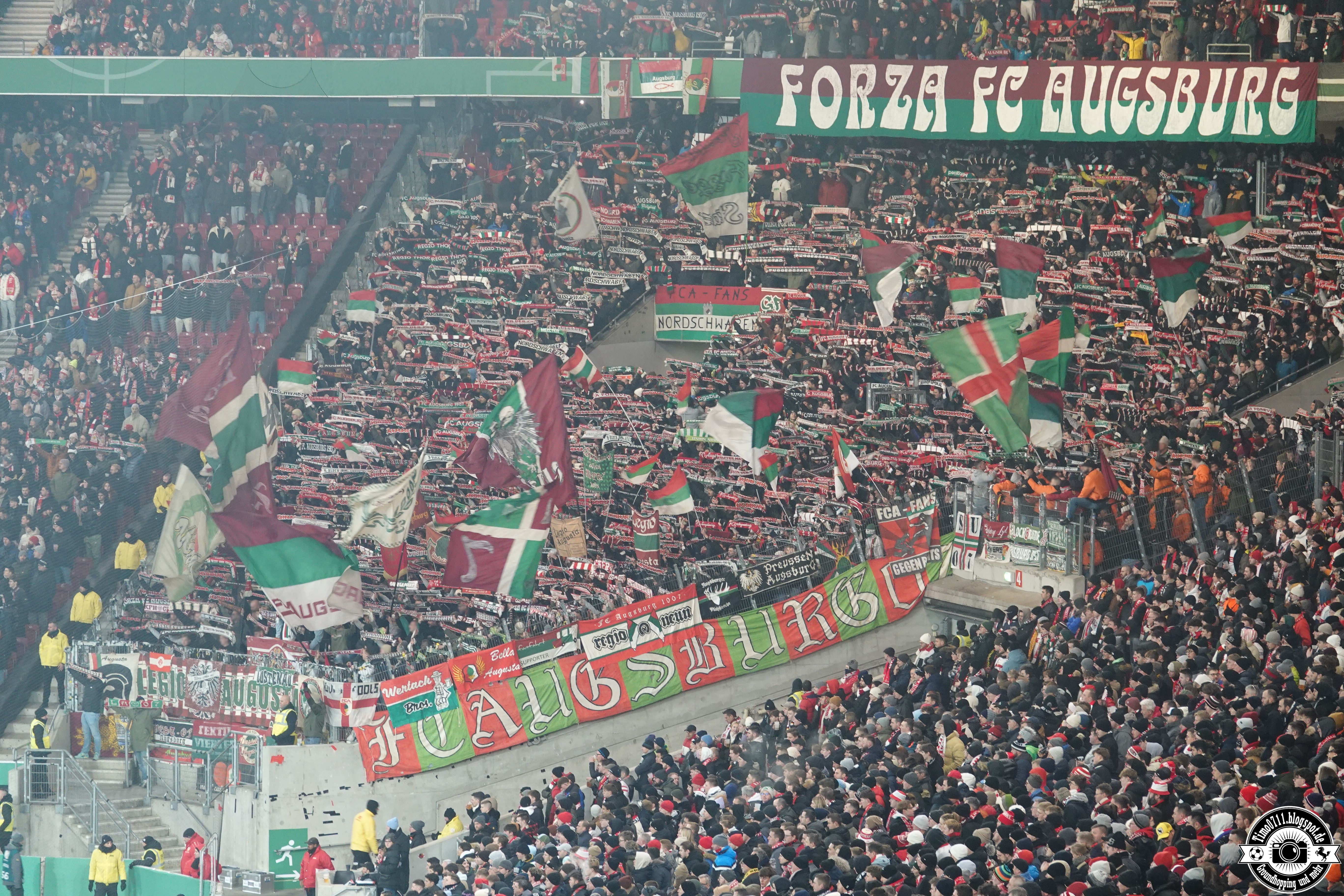 Gästefans | VfB Stuttgart – FC Augsburg (04.02.2025) 1-0