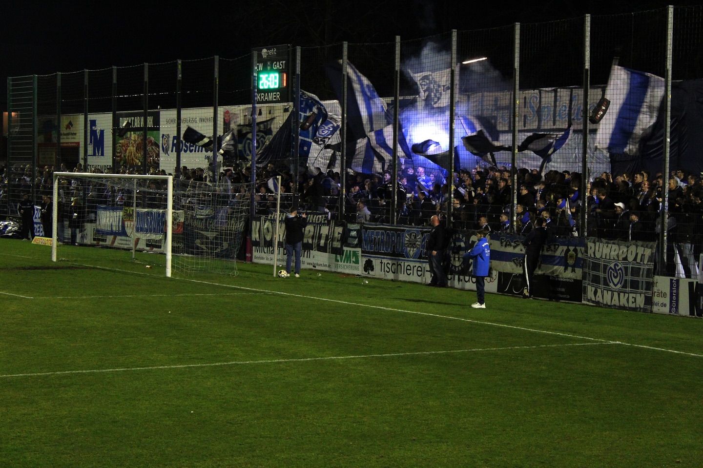 Gästefans | SC Wiedenbrück – MSV Duisburg 05 (07.03.2025) 0-2