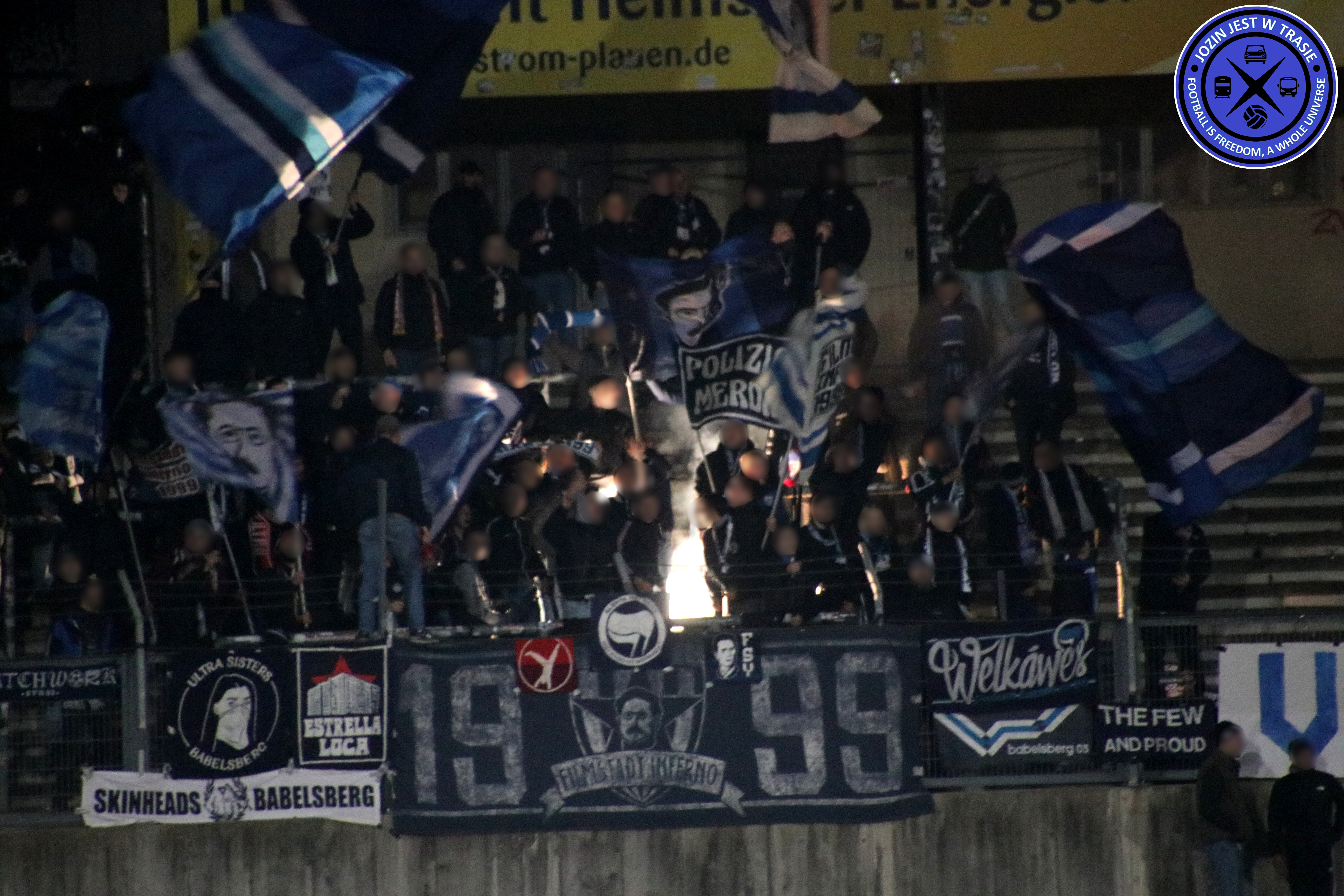 Gästefans | VFC Plauen – SV Babelsberg 03 (02.04.2025) 0-0