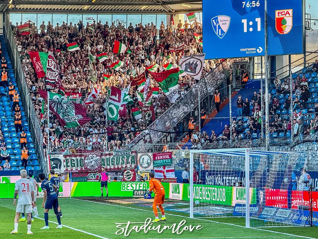 Gästefans | VfL Bochum – FC Augsburg (13.04.2025) 1-2