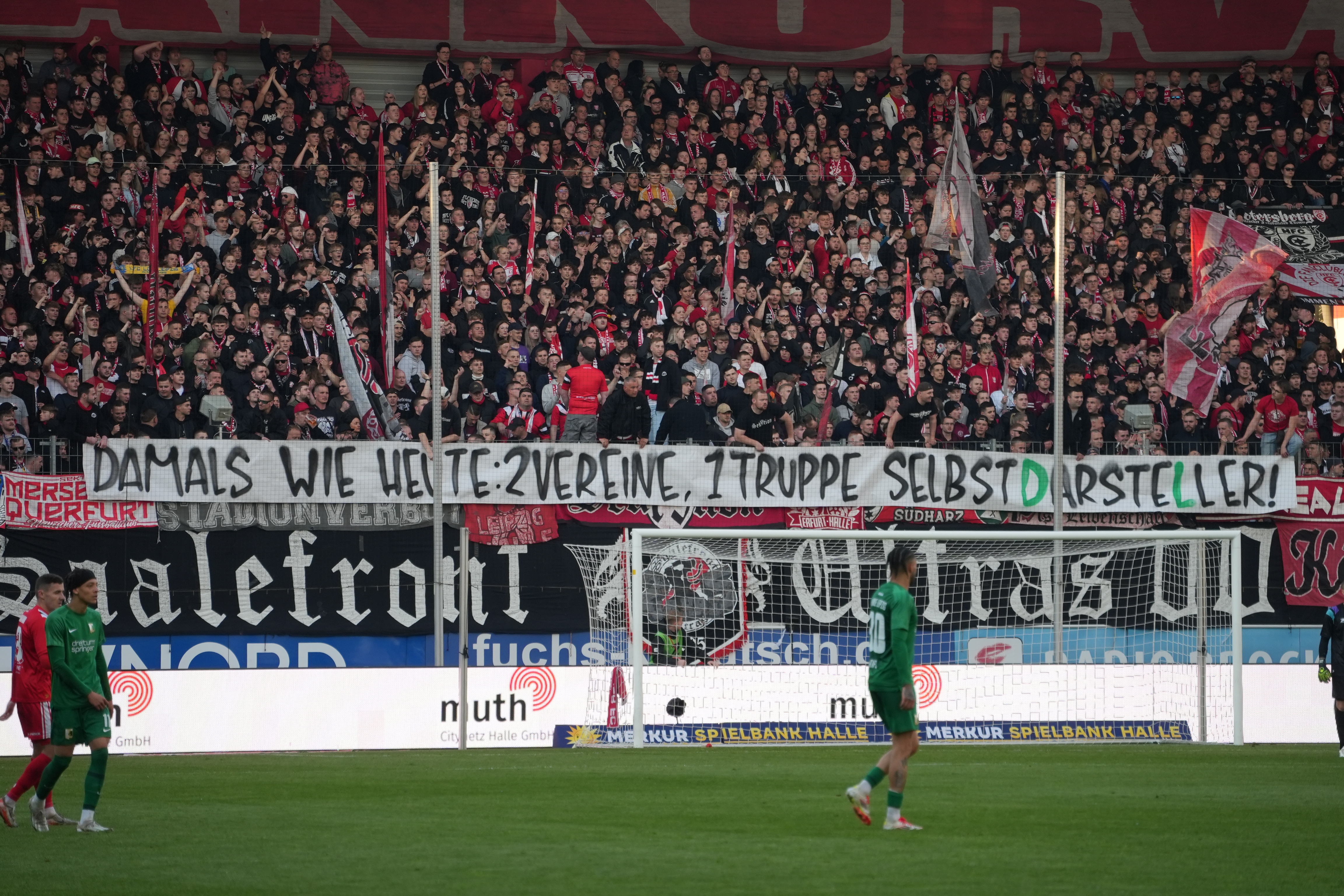 Heimfans | Hallescher FC – BSG Chemie Leipzig (25.04.2025) 3-1