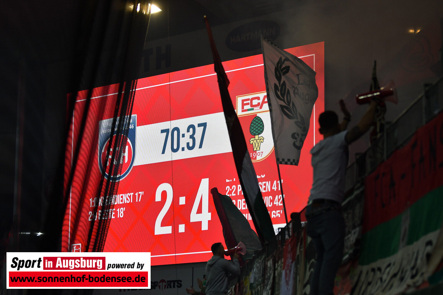 1. FC Heidenheim – FC Augsburg 2-5 (19)