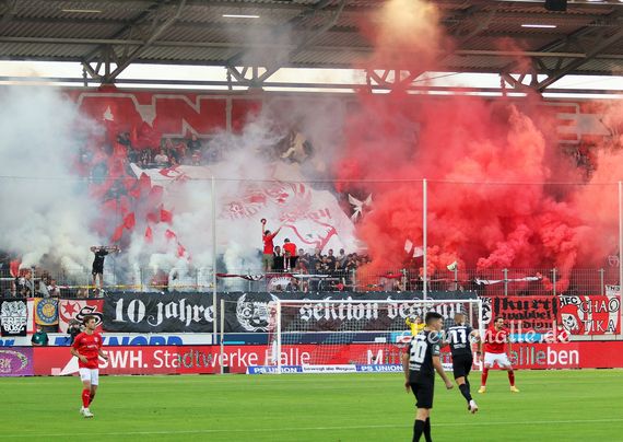 Hallescher FC vs 1. FC Kaiserslautern (1-0)