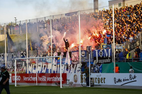 FSV Zwickau vs Hamburger SV (0-1)