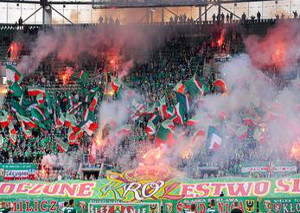 Slask Wroclaw vs Legia Warschau (1-1)